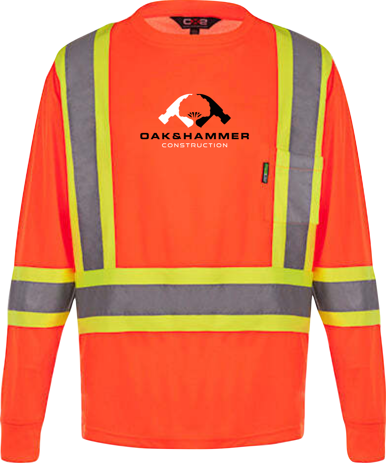 Oak & Hammer - CX2 Lookout Hi-Vis Long Sleeve T-Shirt - Contour Supply Co. 