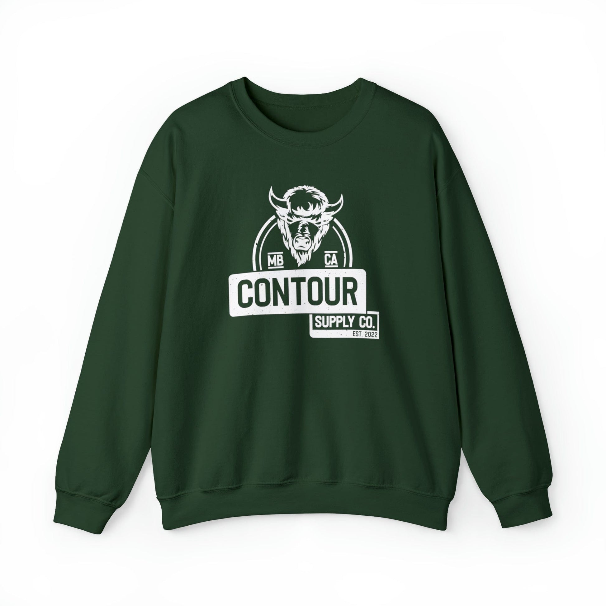 M / Forest Green / Crest No Bull - Crew Neck Sweater