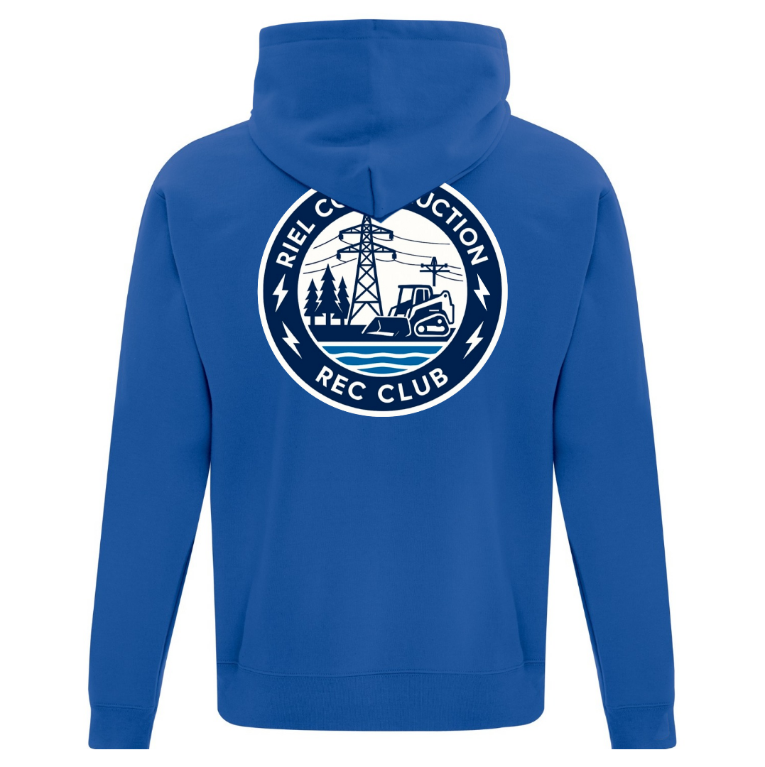Riel Construction Rec Club - Fleece Lined Hoodie - Contour Supply Co. 