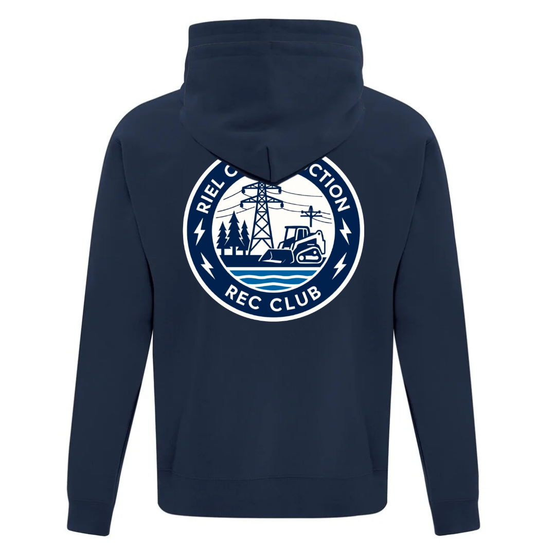 Riel Construction Rec Club - Fleece Lined Hoodie - Contour Supply Co. 