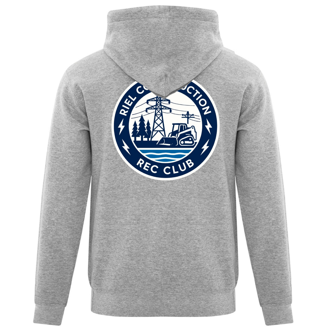 Riel Construction Rec Club - Fleece Lined Hoodie - Contour Supply Co. 