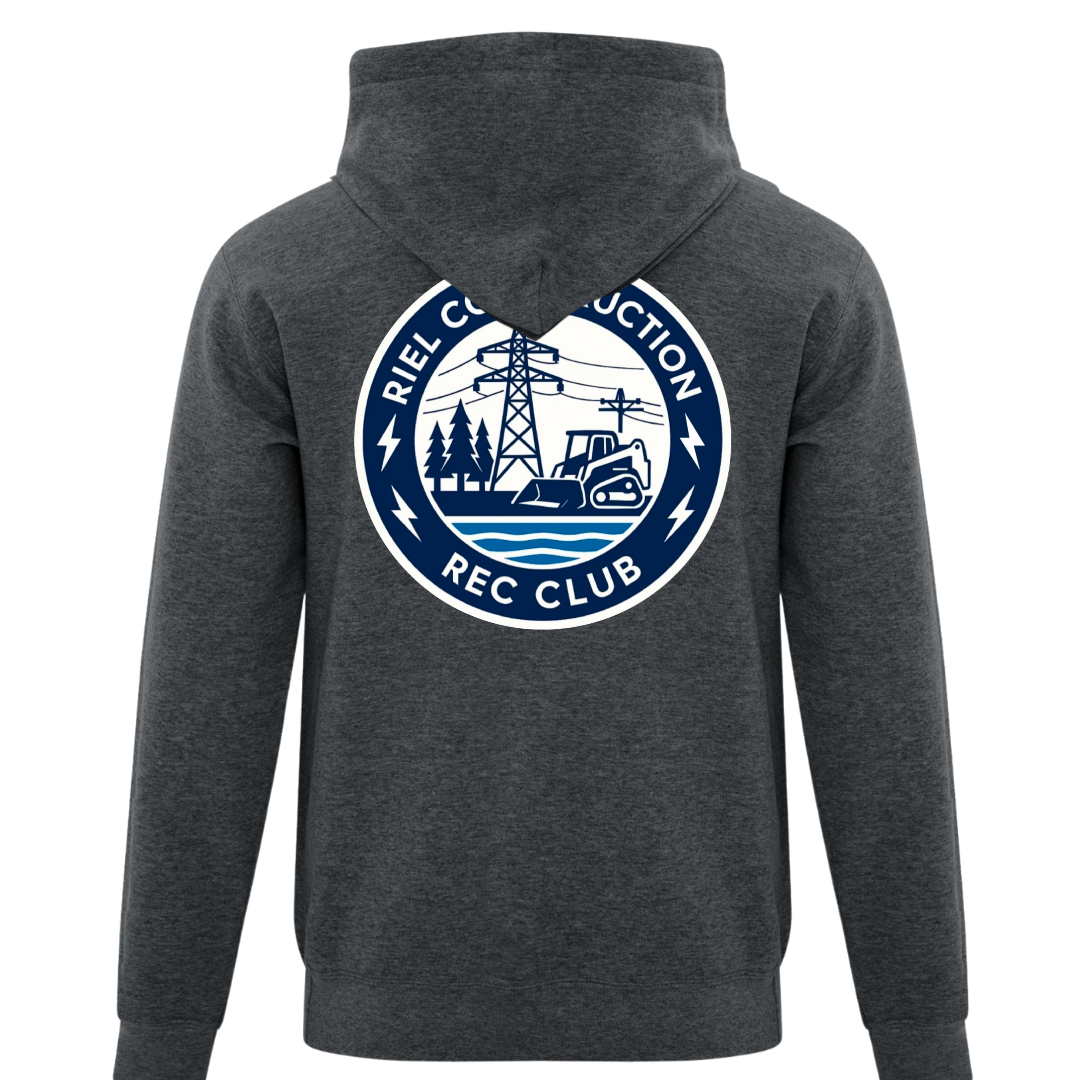 Riel Construction Rec Club - Fleece Lined Hoodie - Contour Supply Co. 