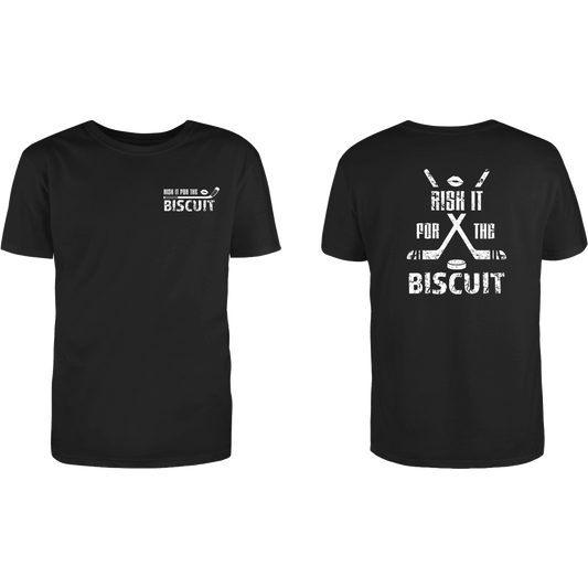 Shirt S / T-Shirt / Left Chest & Back Risk It for the Biscuit