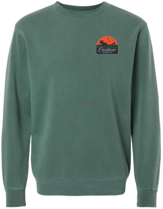 sweatshirts The Back Country - Pigment Dyed Crew Neck