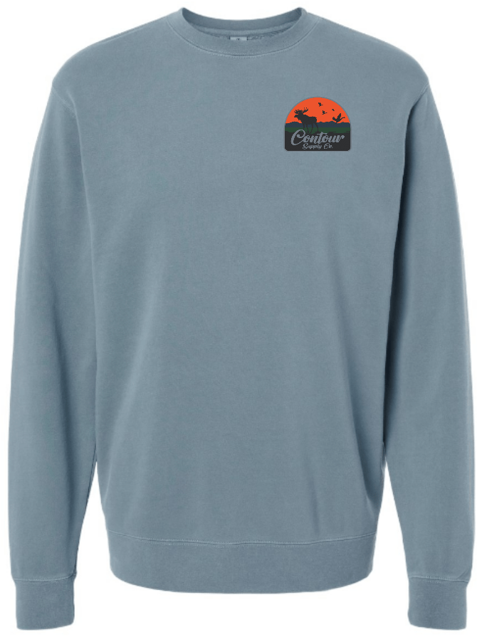 sweatshirts The Back Country - Pigment Dyed Crew Neck