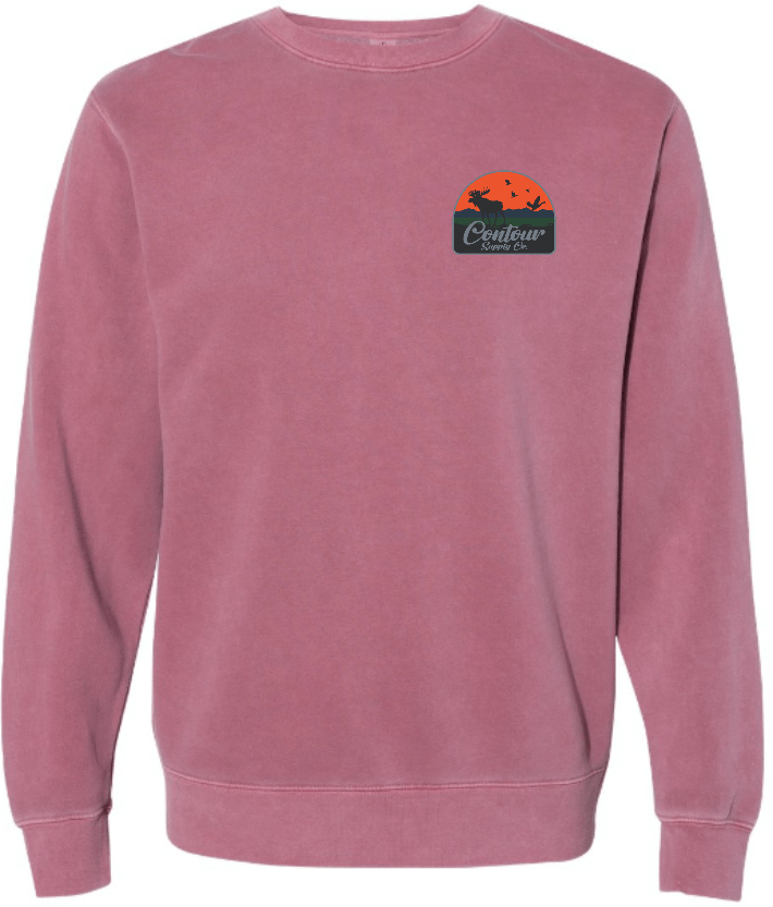 sweatshirts The Back Country - Pigment Dyed Crew Neck