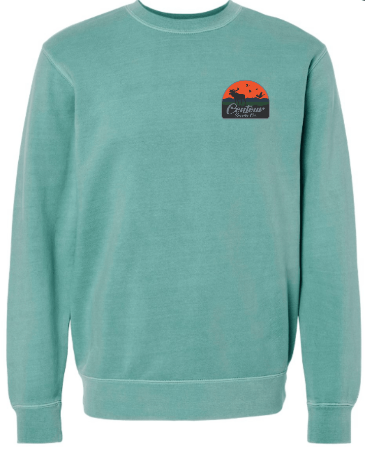 sweatshirts The Back Country - Pigment Dyed Crew Neck