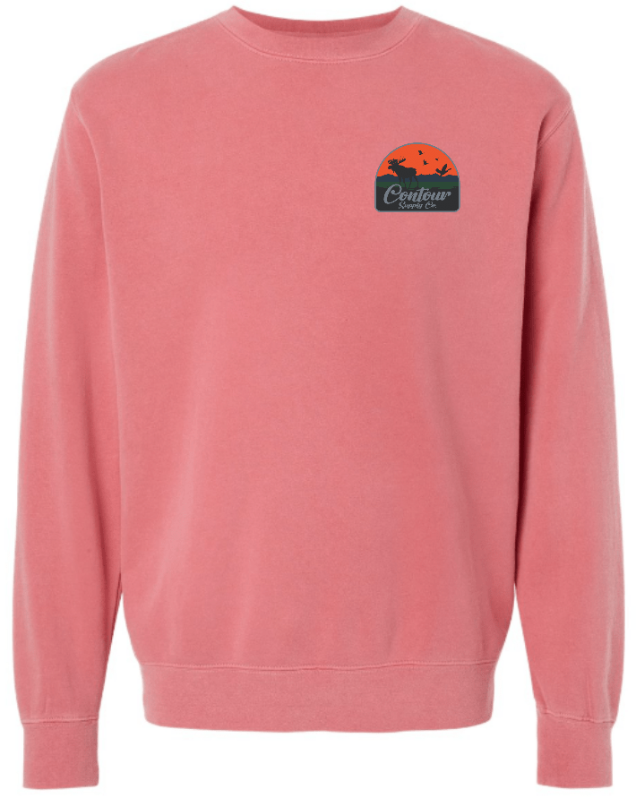 sweatshirts The Back Country - Pigment Dyed Crew Neck