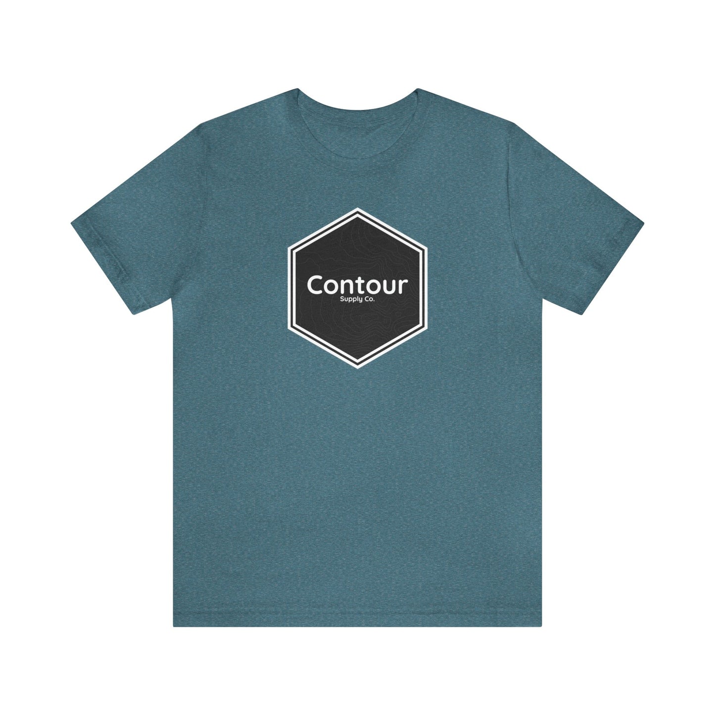 T-Shirt S / Heather Deep Teal / Crest The Elevation - Create Your Own - Jersey T-Shirt