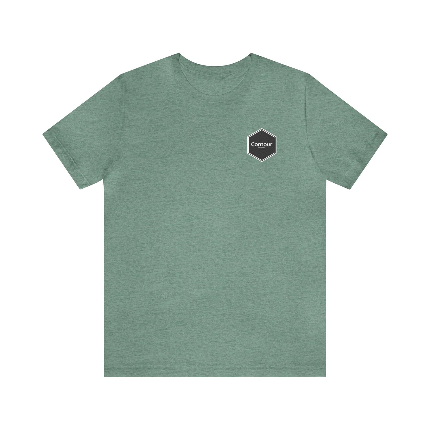 T-Shirt S / Heather Dusty Blue / Left Chest The Elevation - Create Your Own - Jersey T-Shirt