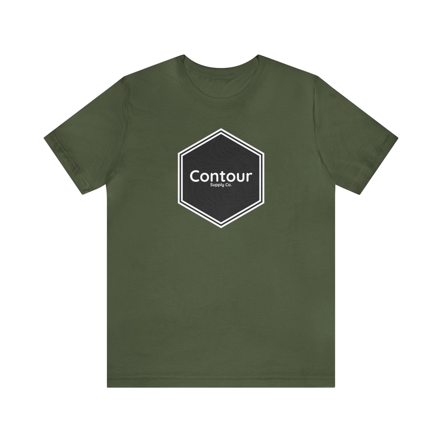 T-Shirt S / Heather Military Green / Crest The Elevation - Create Your Own - Jersey T-Shirt