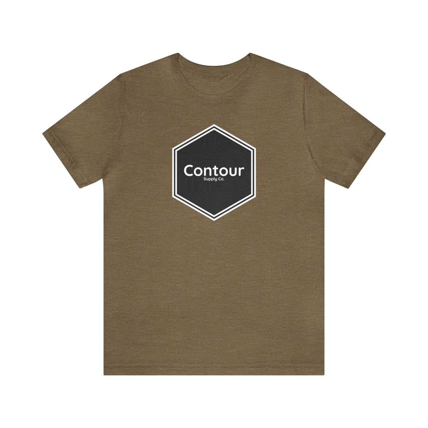 T-Shirt S / Heather Olive / Crest The Elevation - Create Your Own - Jersey T-Shirt