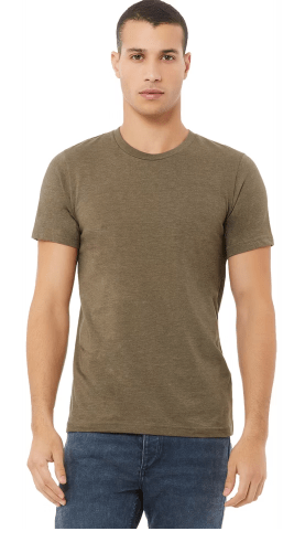 T-Shirt S / Heather Olive / Left Chest Prairie Giants - Create Your Own - Jersey T-Shirt