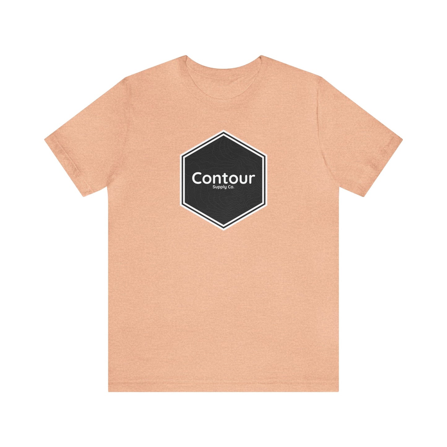 T-Shirt S / Heather Peach / Crest The Elevation - Create Your Own - Jersey T-Shirt