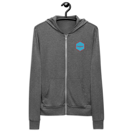 Grey Triblend / L The Elevation Lightweight Zip Hoodie