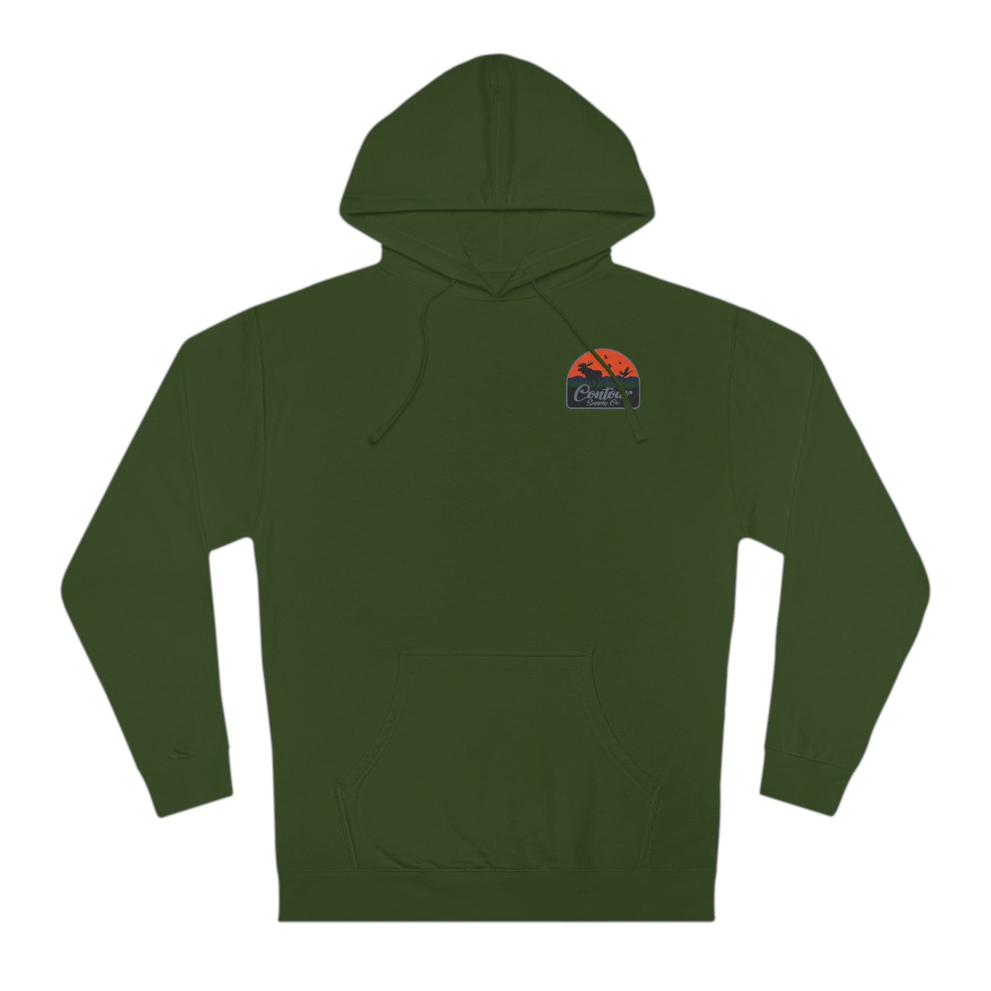 Hoodie Army / XS Back Country - Unisex Hooded Sweatshirt - Left Chest