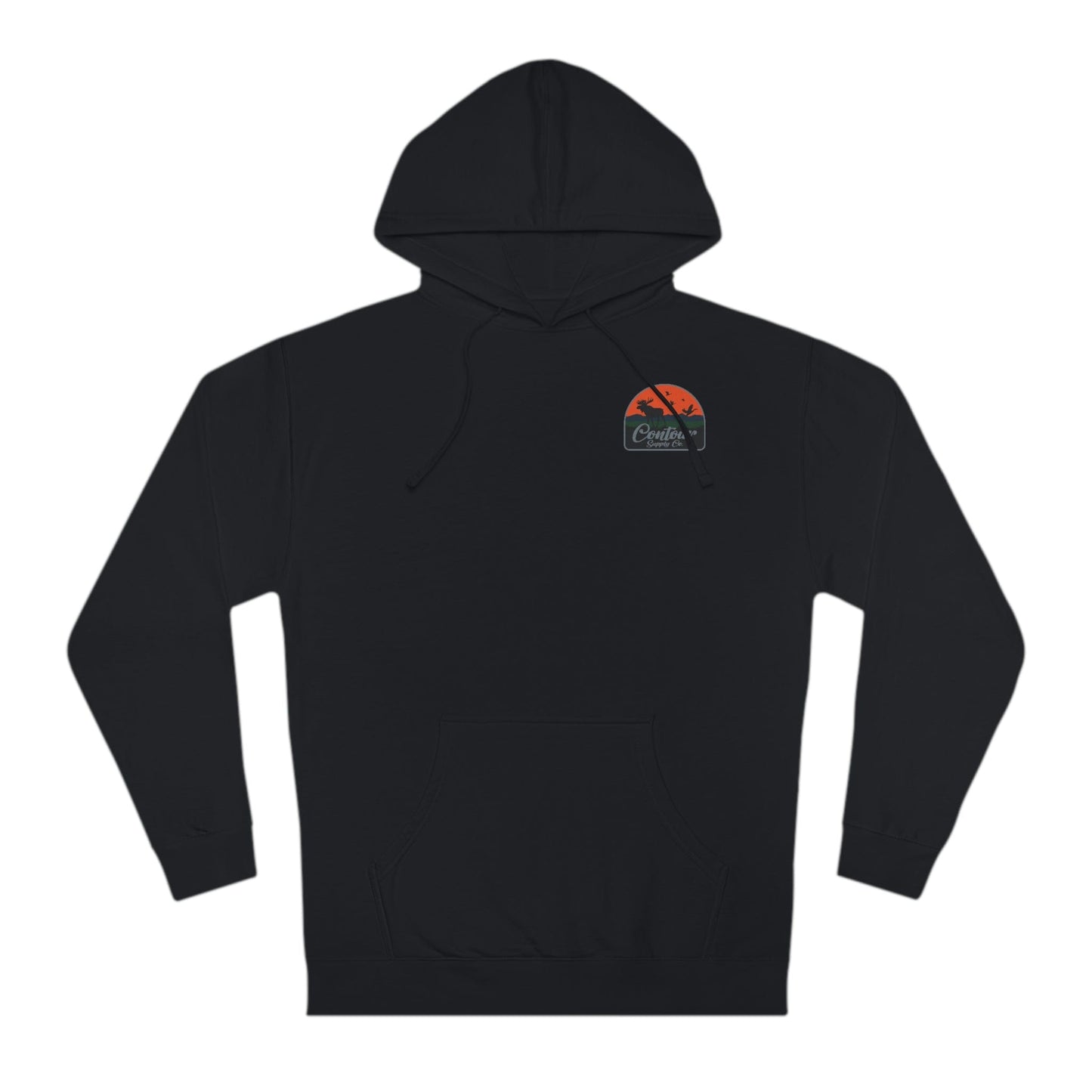 Hoodie Black / XS Back Country - Unisex Hooded Sweatshirt - Left Chest