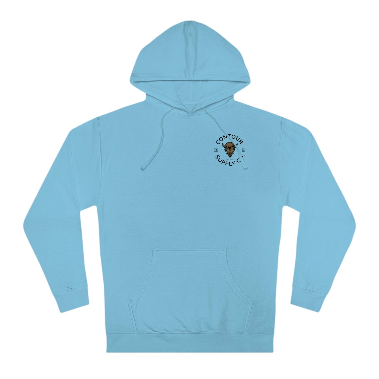 Hoodie Blue Aqua / 3XL Prairie Giants Midweight Hoodie - Left Chest - Big & Tall