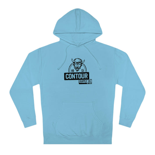 Hoodie Blue Aqua / XS No Bull - Midweight Hoodie - Crest