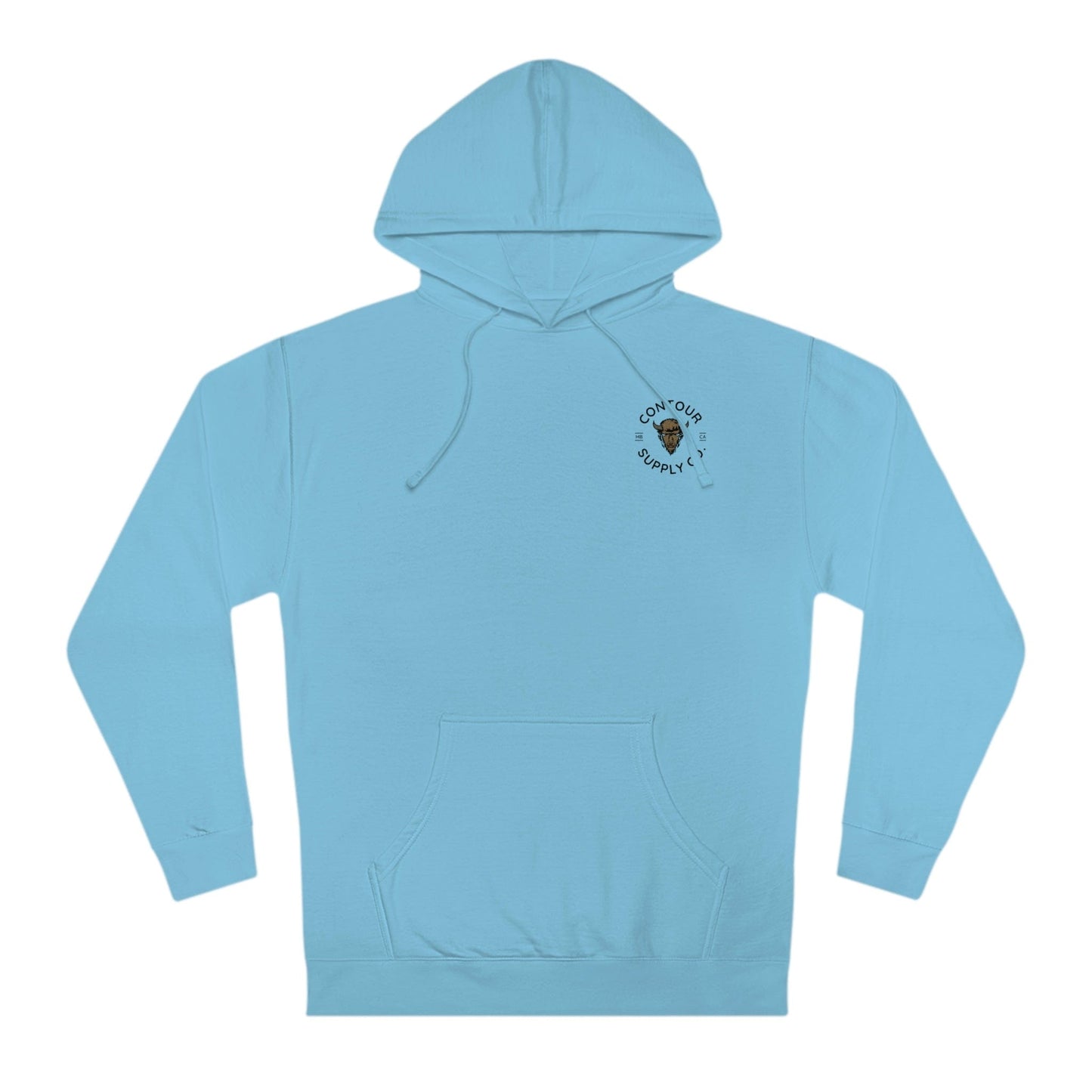 Hoodie Blue Aqua / XS Prairie Giants Midweight Hoodie - Left Chest