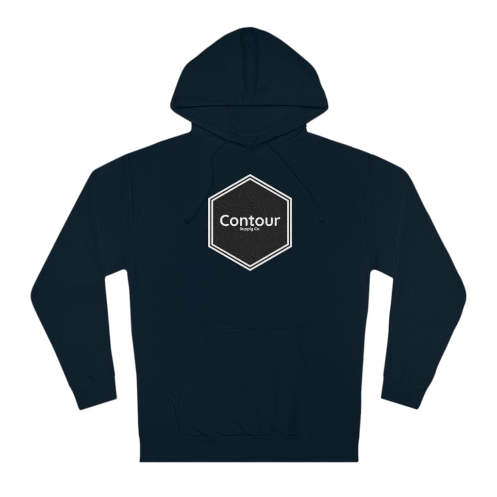 Hoodie Classic Navy / L The Elevation Crest - Independent Midweight Hoodie - Black & White Logo