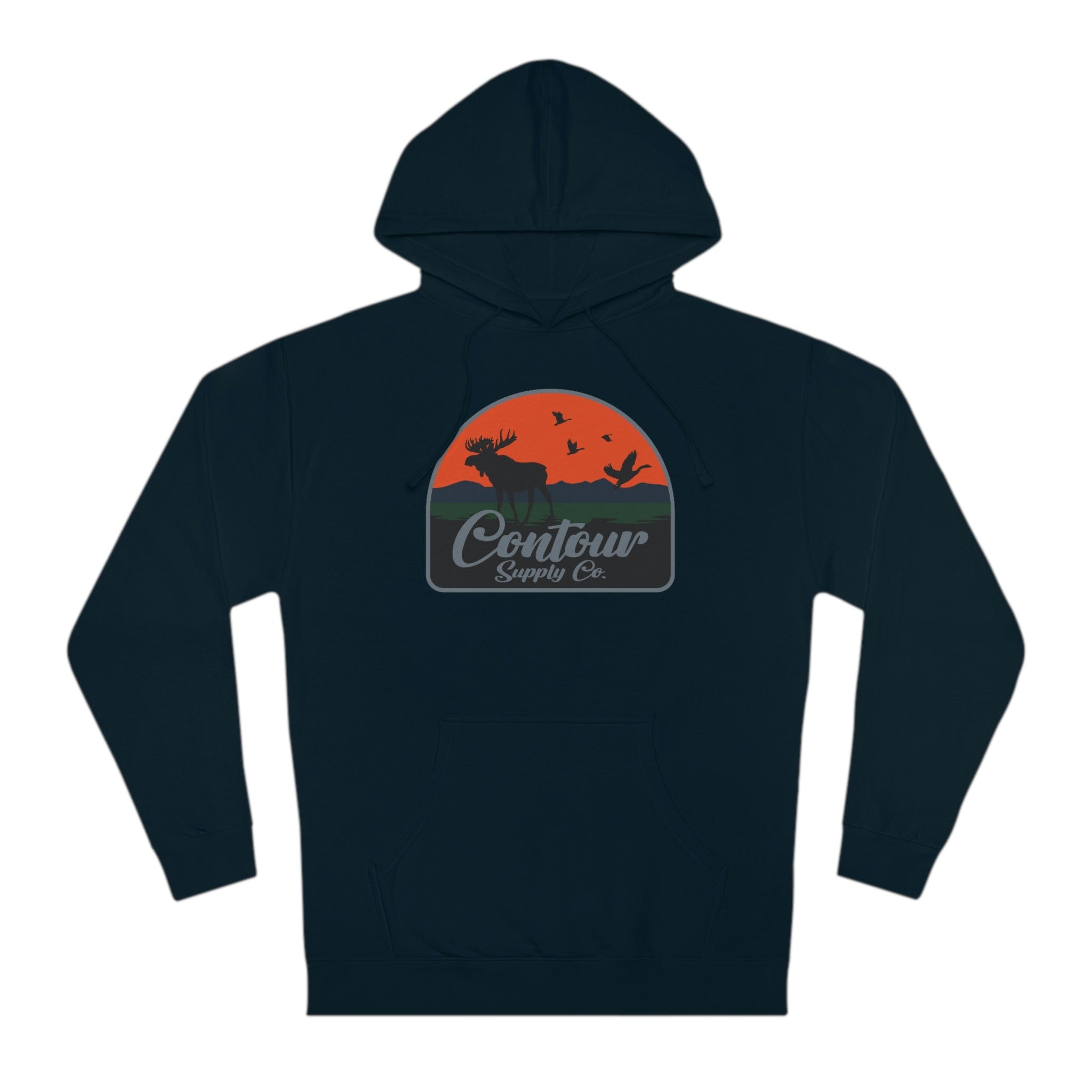 Back Country - Unisex Hooded Sweatshirt - Crest Logo – Contour