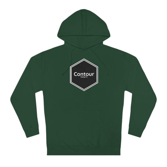 Hoodie Forest Green / XS The Elevation Crest - Independent Midweight Hoodie - Black & White Logo