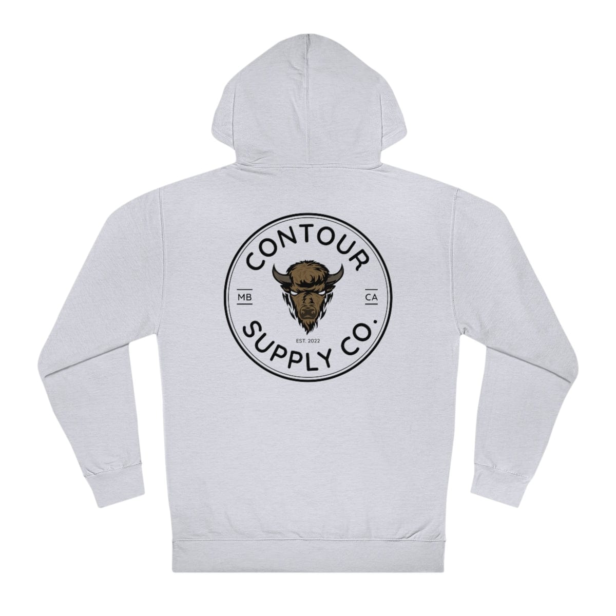 Hoodie Grey Heather / L Prairie Giants Hoodie - Left Chest & Back - Color