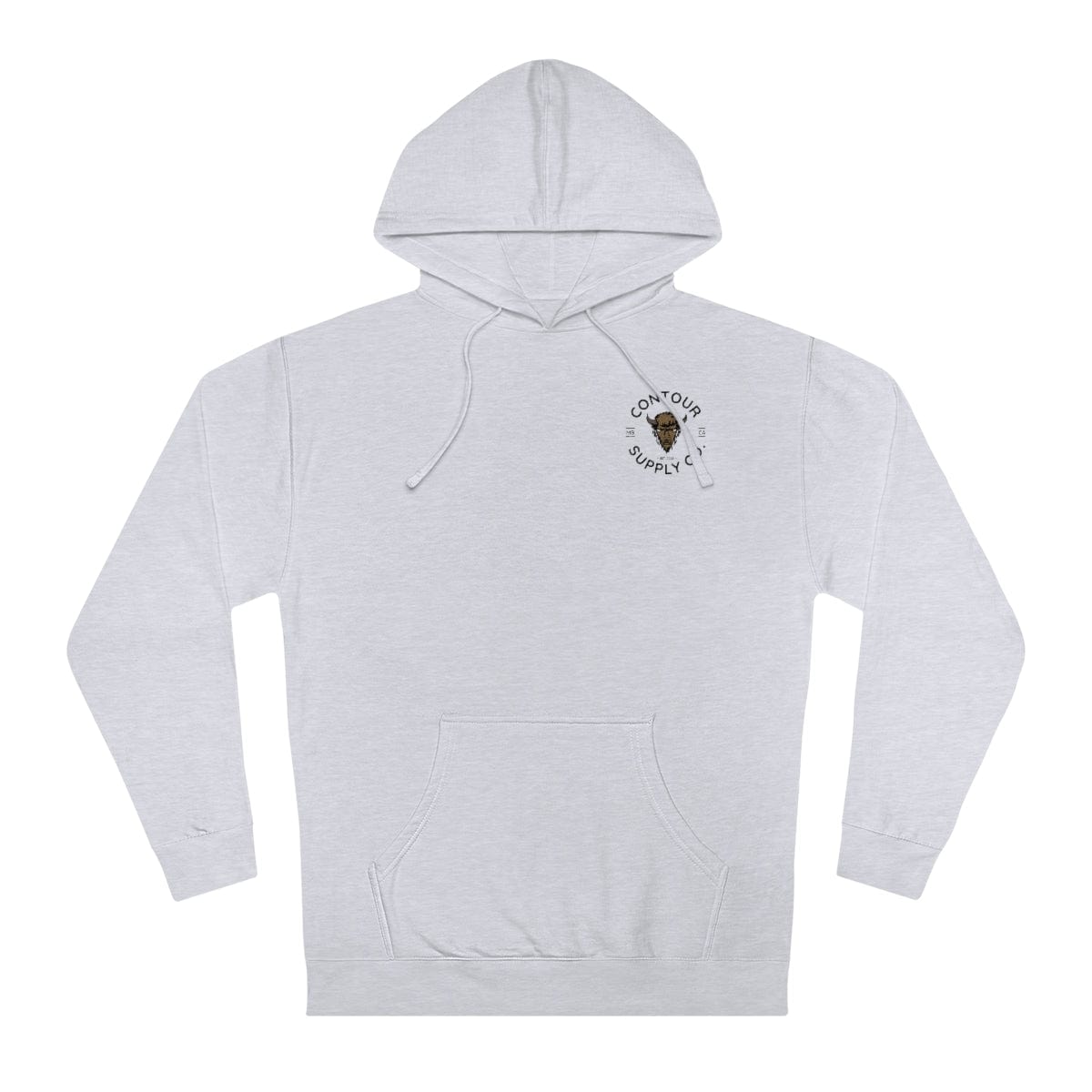 Hoodie Grey Heather / L Prairie Giants Hoodie - Left Chest & Back - Color
