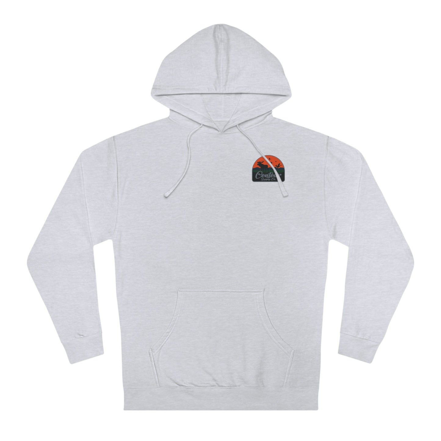 Hoodie Grey Heather / XS Back Country - Unisex Hooded Sweatshirt - Left Chest