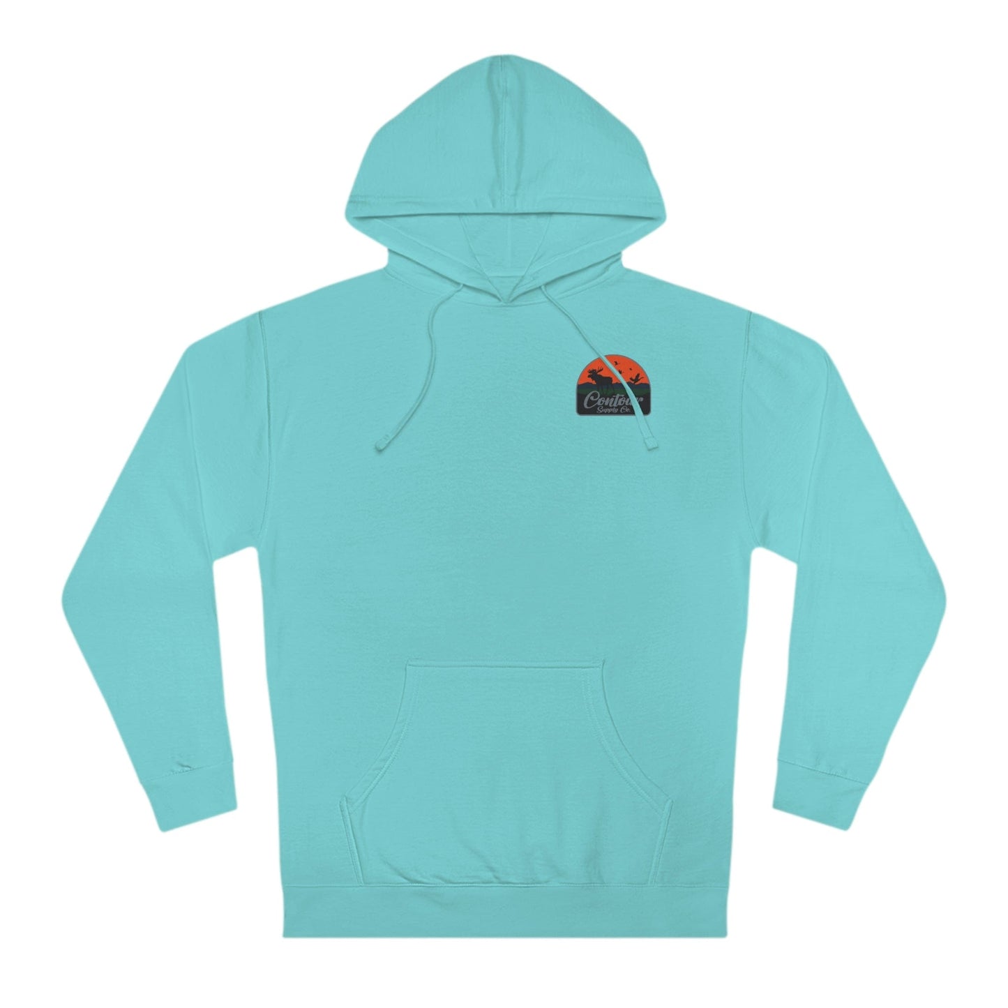 Hoodie Mint / XS Back Country - Unisex Hooded Sweatshirt - Left Chest