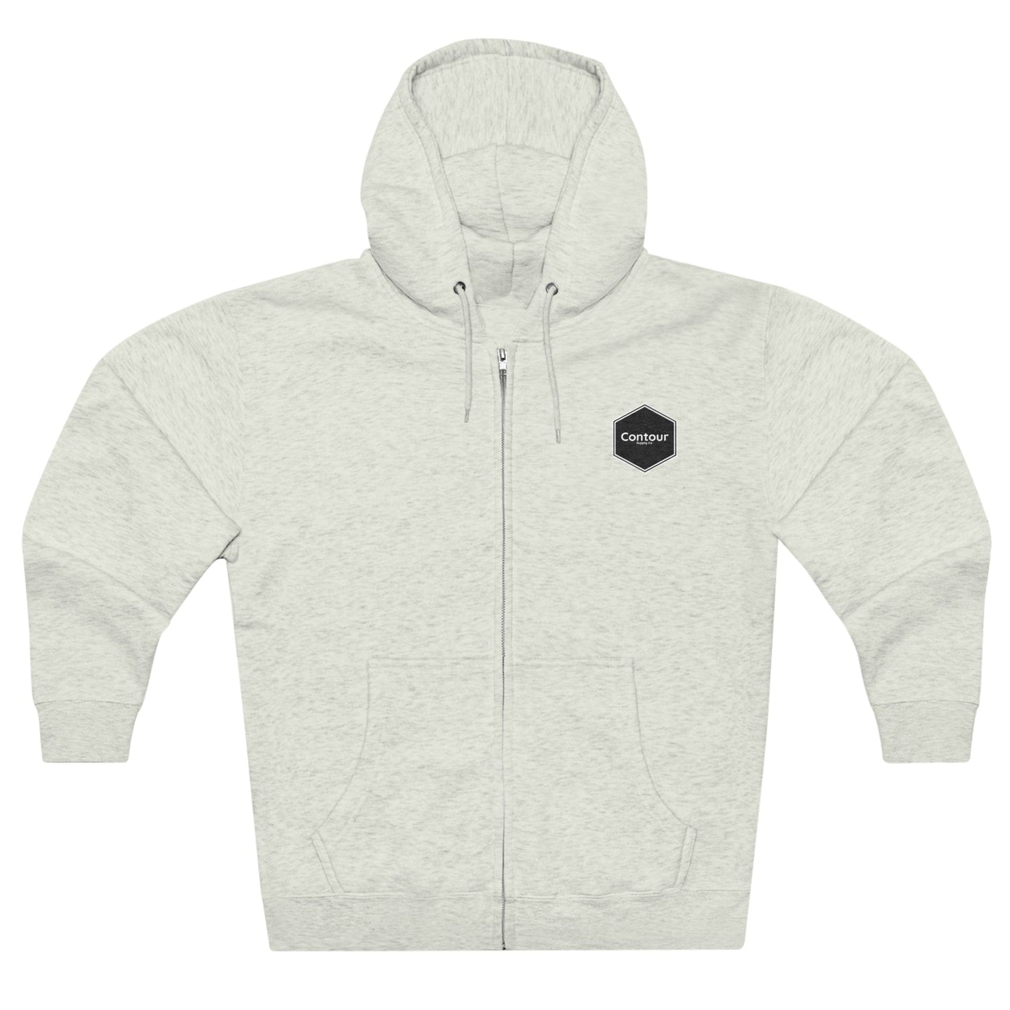 Hoodie Oatmeal Heather / S The Elevation - Premium Full Zip Hoodie