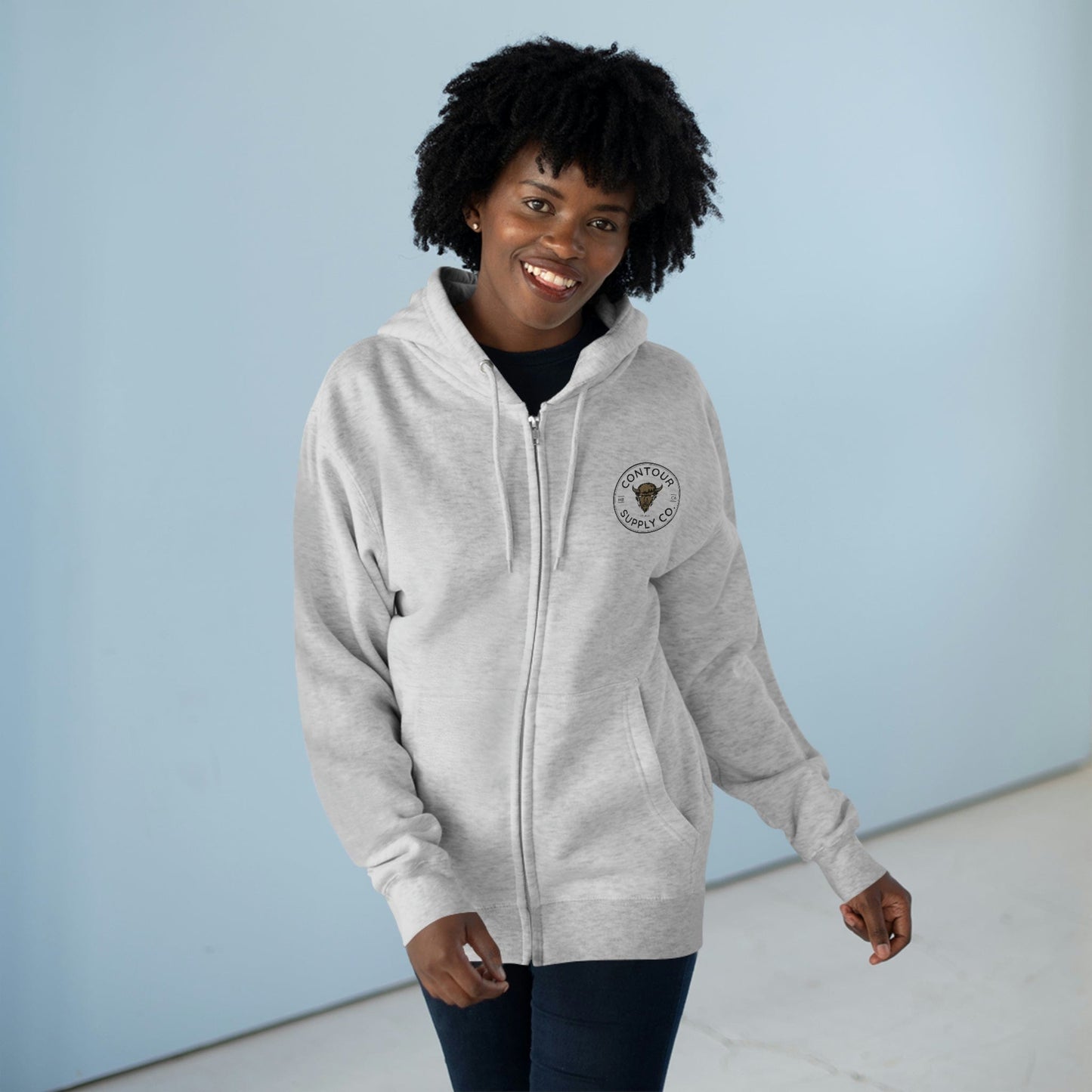 Hoodie Prairie Giants - Unisex Premium Full Zip Hoodie