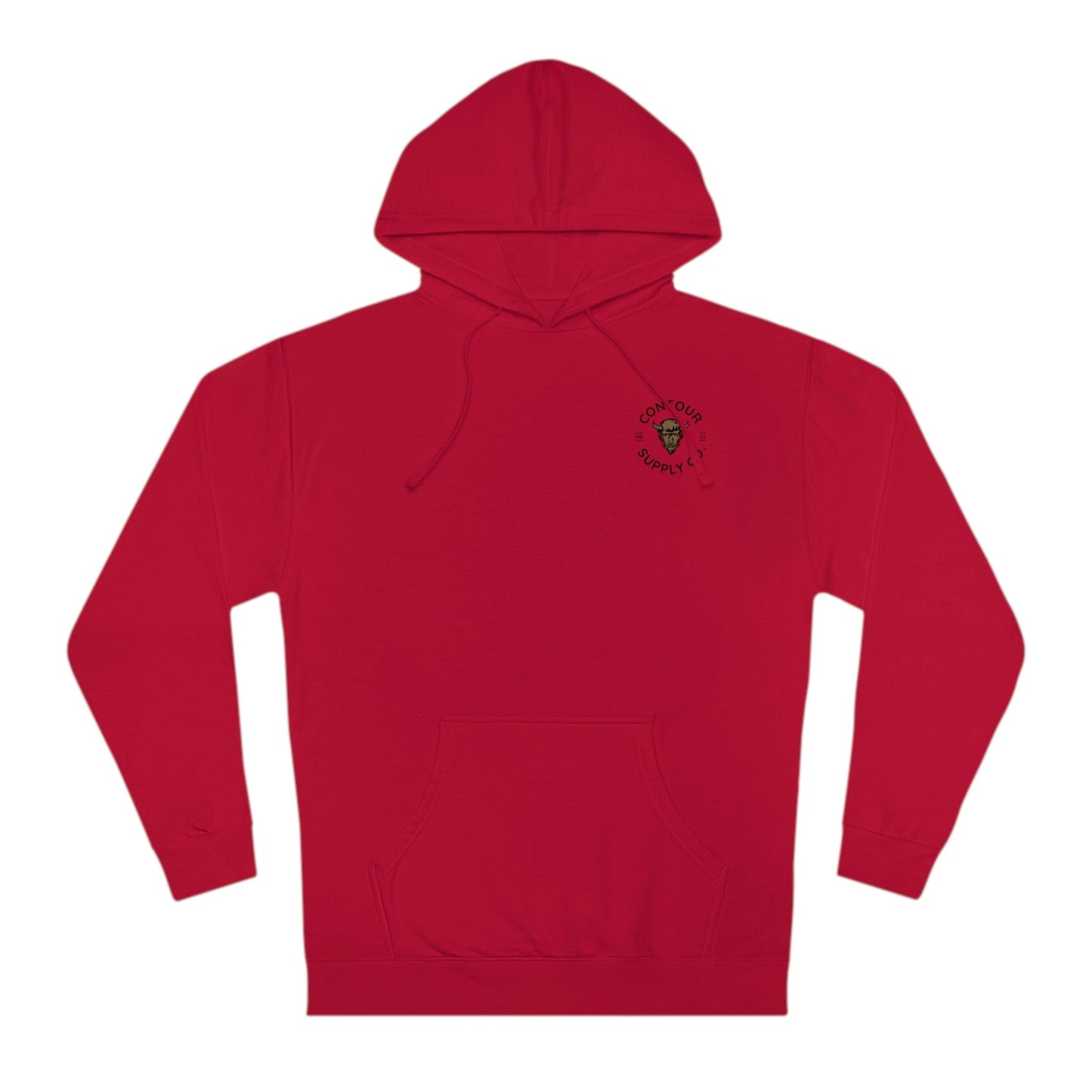 Hoodie Red / XS Prairie Giants Midweight Hoodie - Left Chest