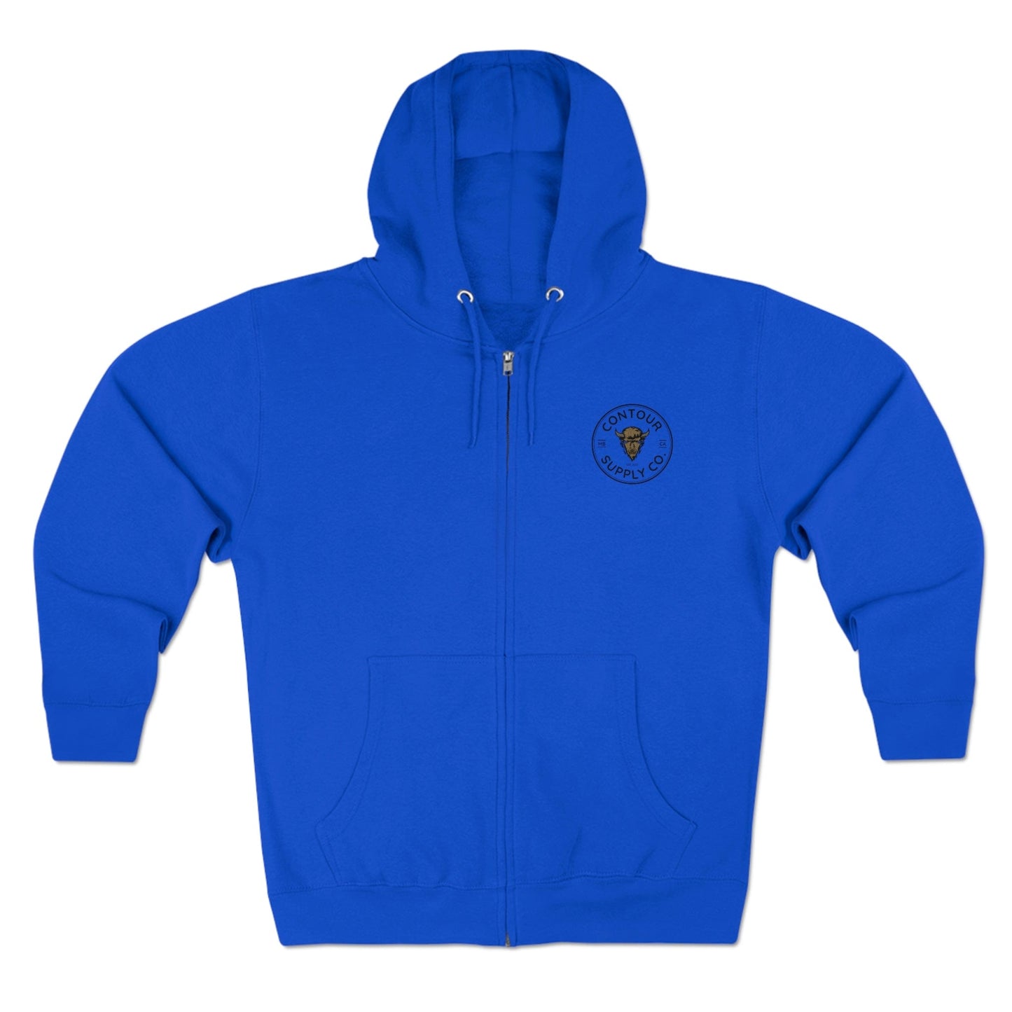 Hoodie Royal Blue / S Prairie Giants - Unisex Premium Full Zip Hoodie