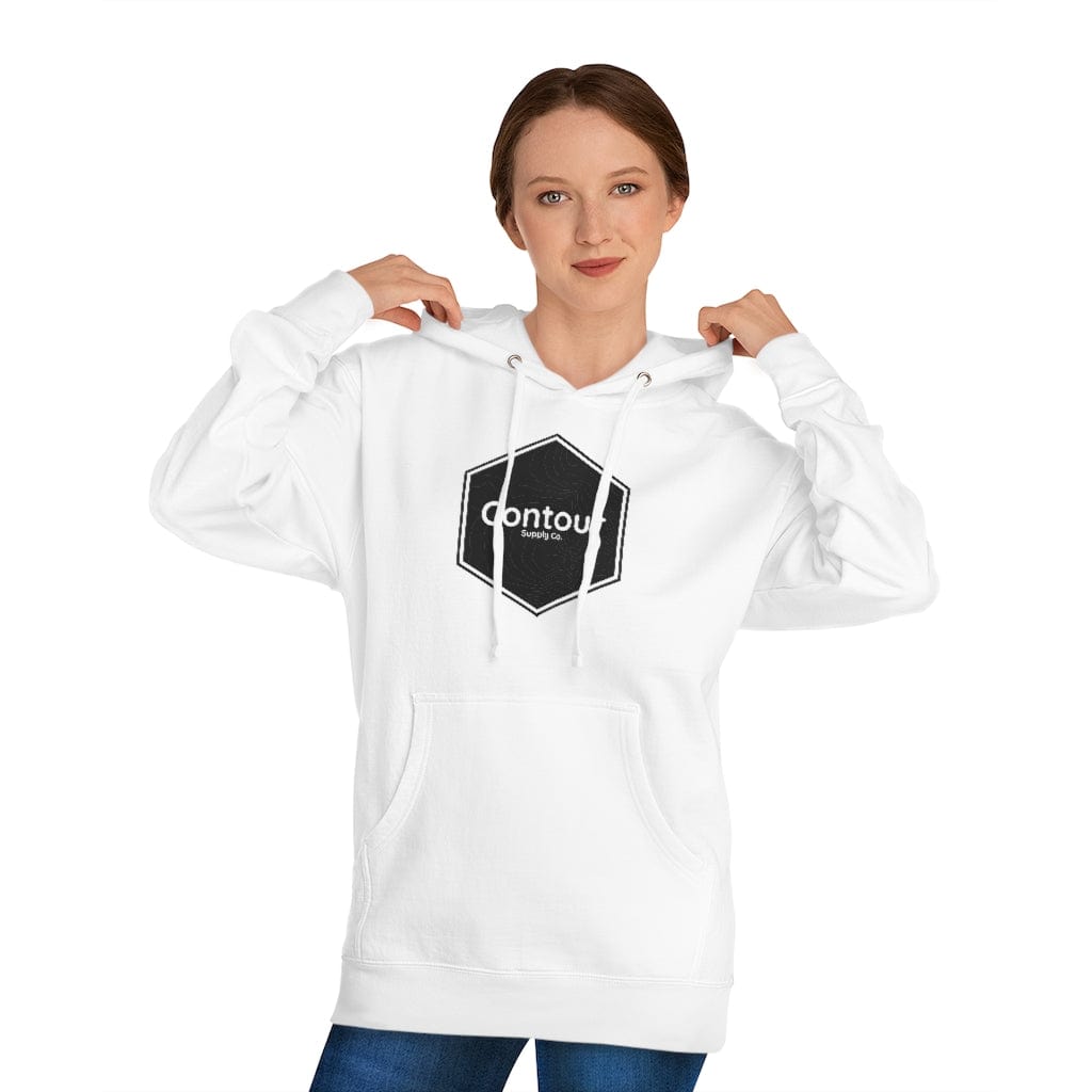 Hoodie The Elevation Crest - Independent Midweight Hoodie - Black & White Logo