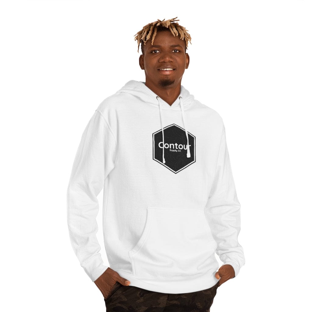 Hoodie The Elevation Crest - Independent Midweight Hoodie - Black & White Logo