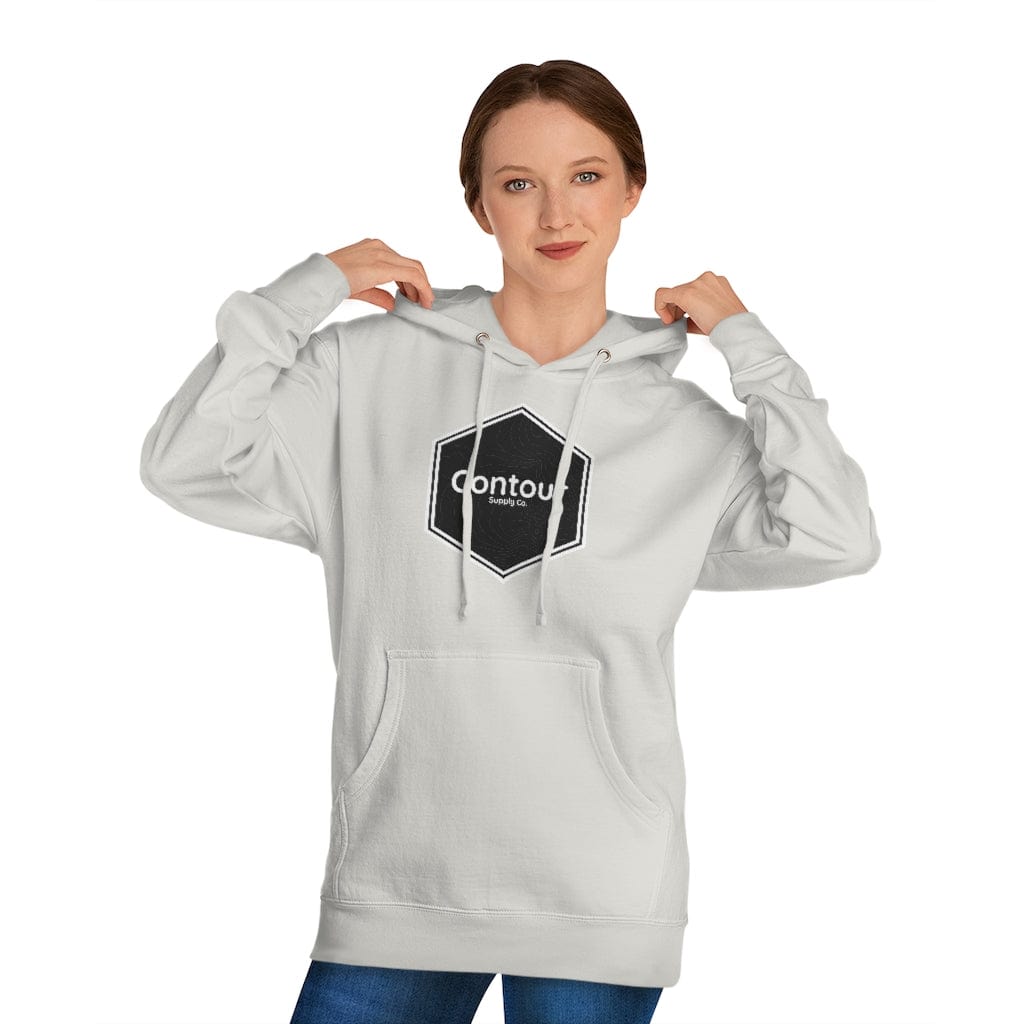 Hoodie The Elevation Crest - Independent Midweight Hoodie - Black & White Logo