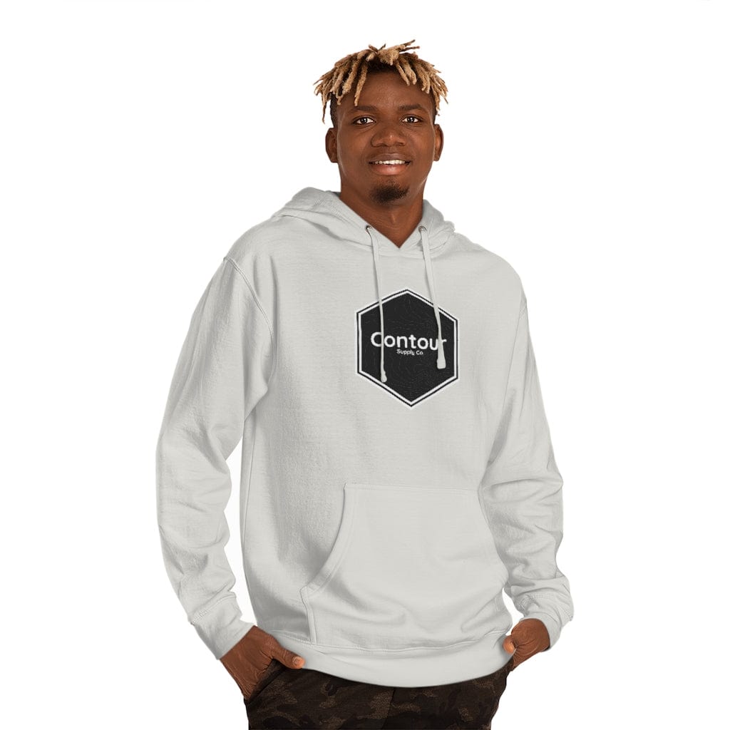 Hoodie The Elevation Crest - Independent Midweight Hoodie - Black & White Logo