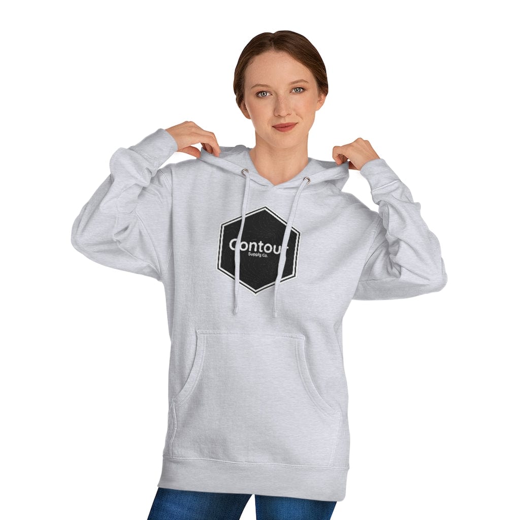 Hoodie The Elevation Crest - Independent Midweight Hoodie - Black & White Logo