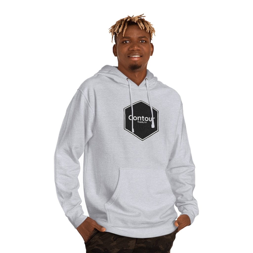 Hoodie The Elevation Crest - Independent Midweight Hoodie - Black & White Logo