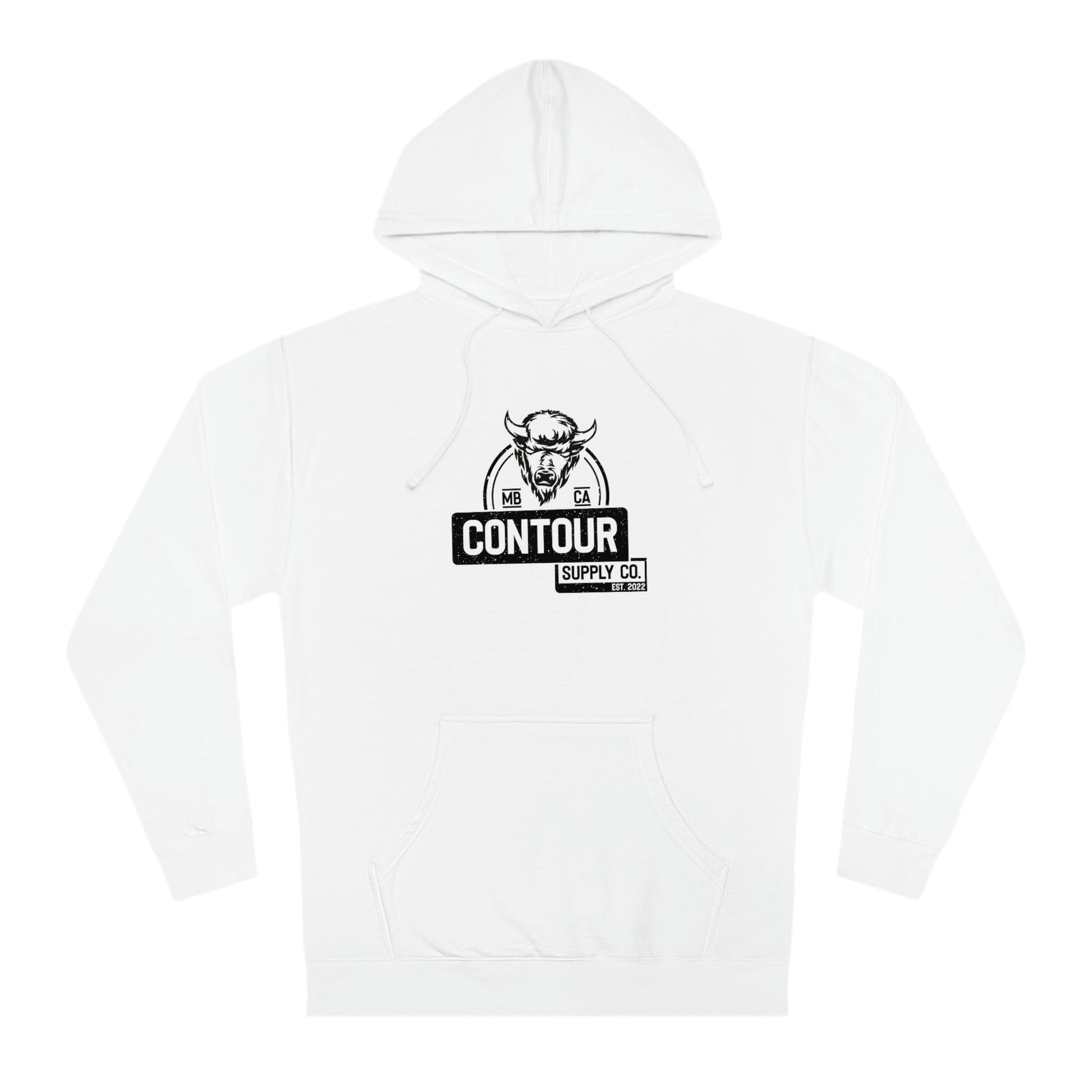 Hoodie White / XS No Bull - Midweight Hoodie - Crest