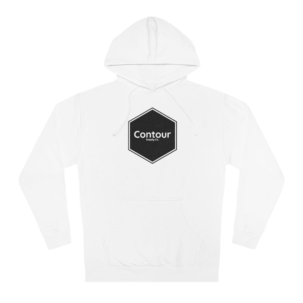 Hoodie White / XS The Elevation Crest - Independent Midweight Hoodie - Black & White Logo