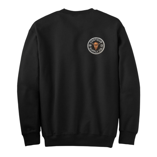 S / Black Crew Neck Sweater