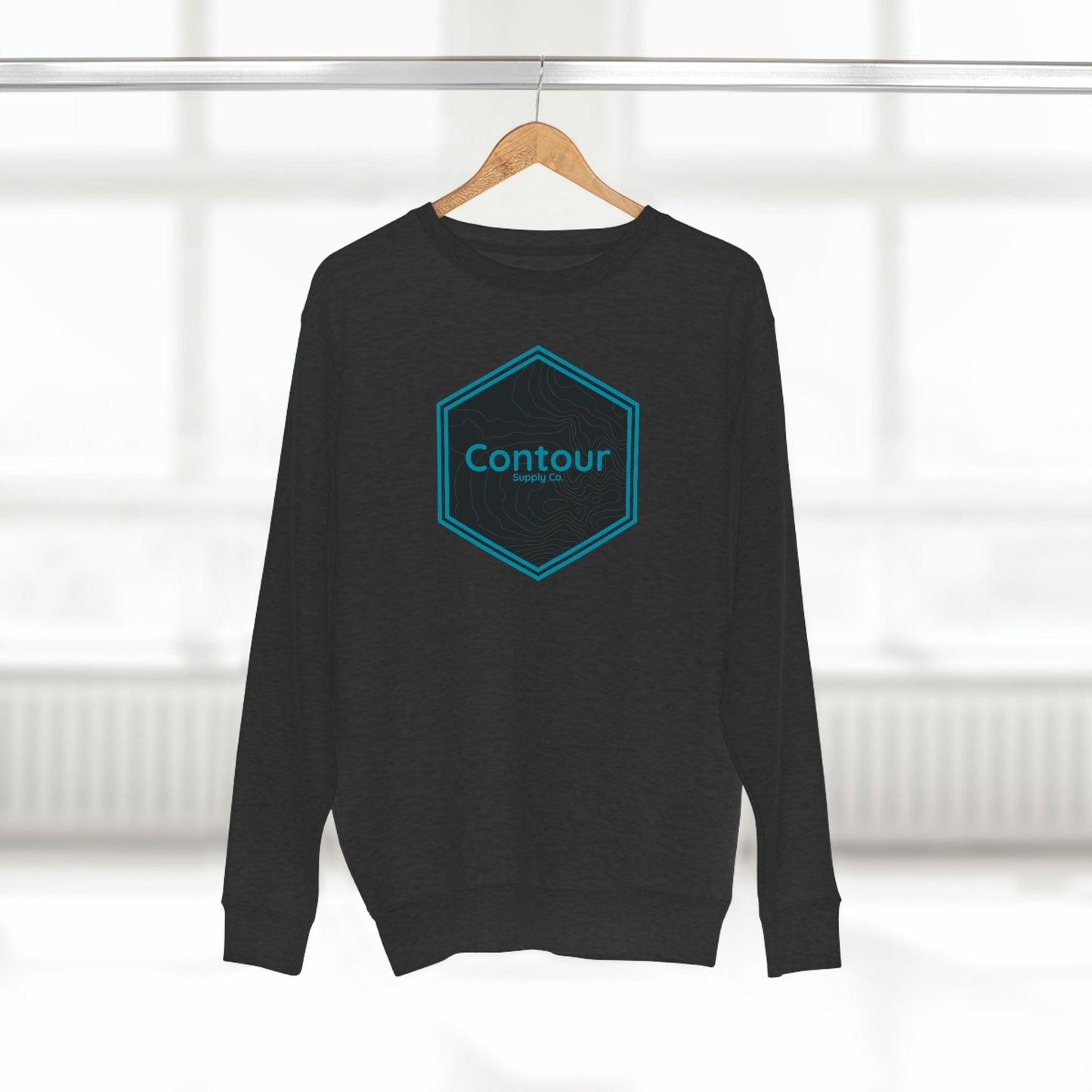 Sweatshirt Charcoal Heather / S Elevation - Premium Crewneck Sweatshirt