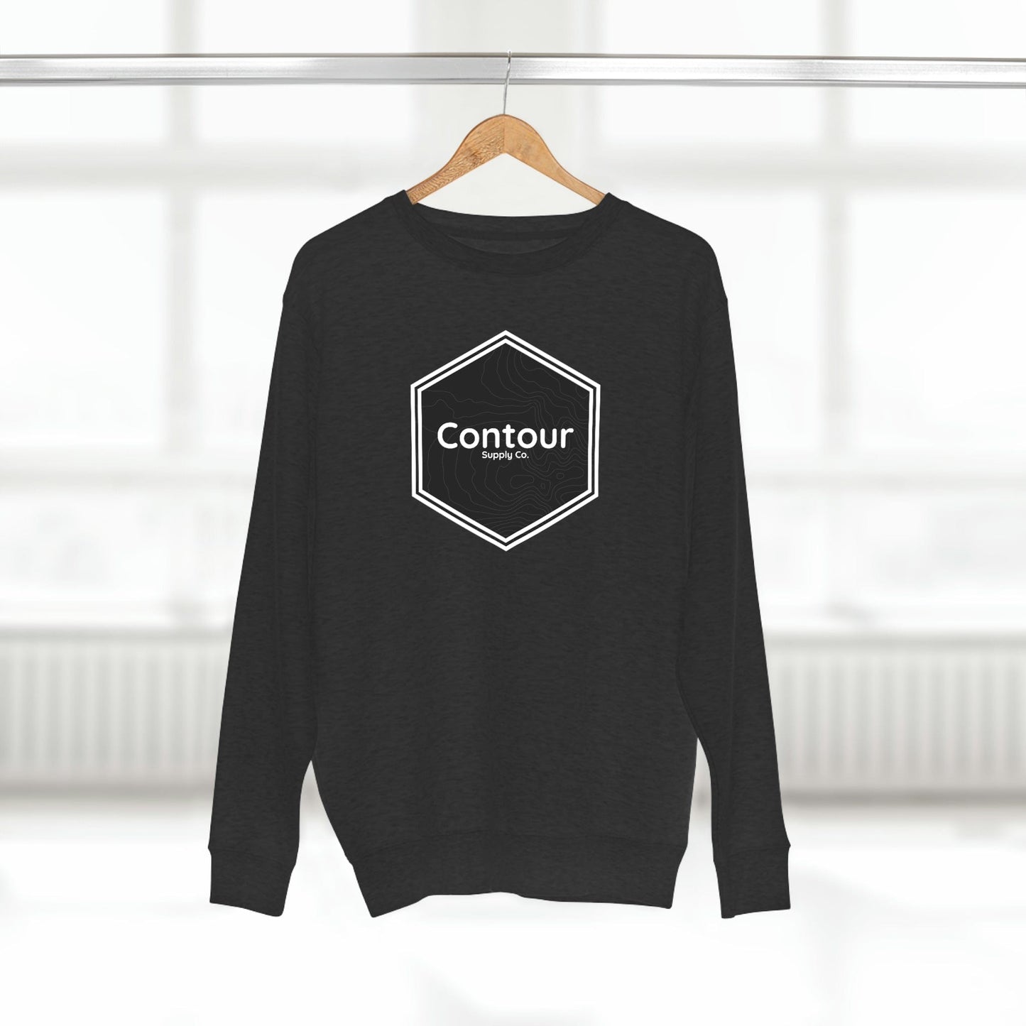 Sweatshirt Charcoal Heather / S Elevation - Premium Crewneck Sweatshirt