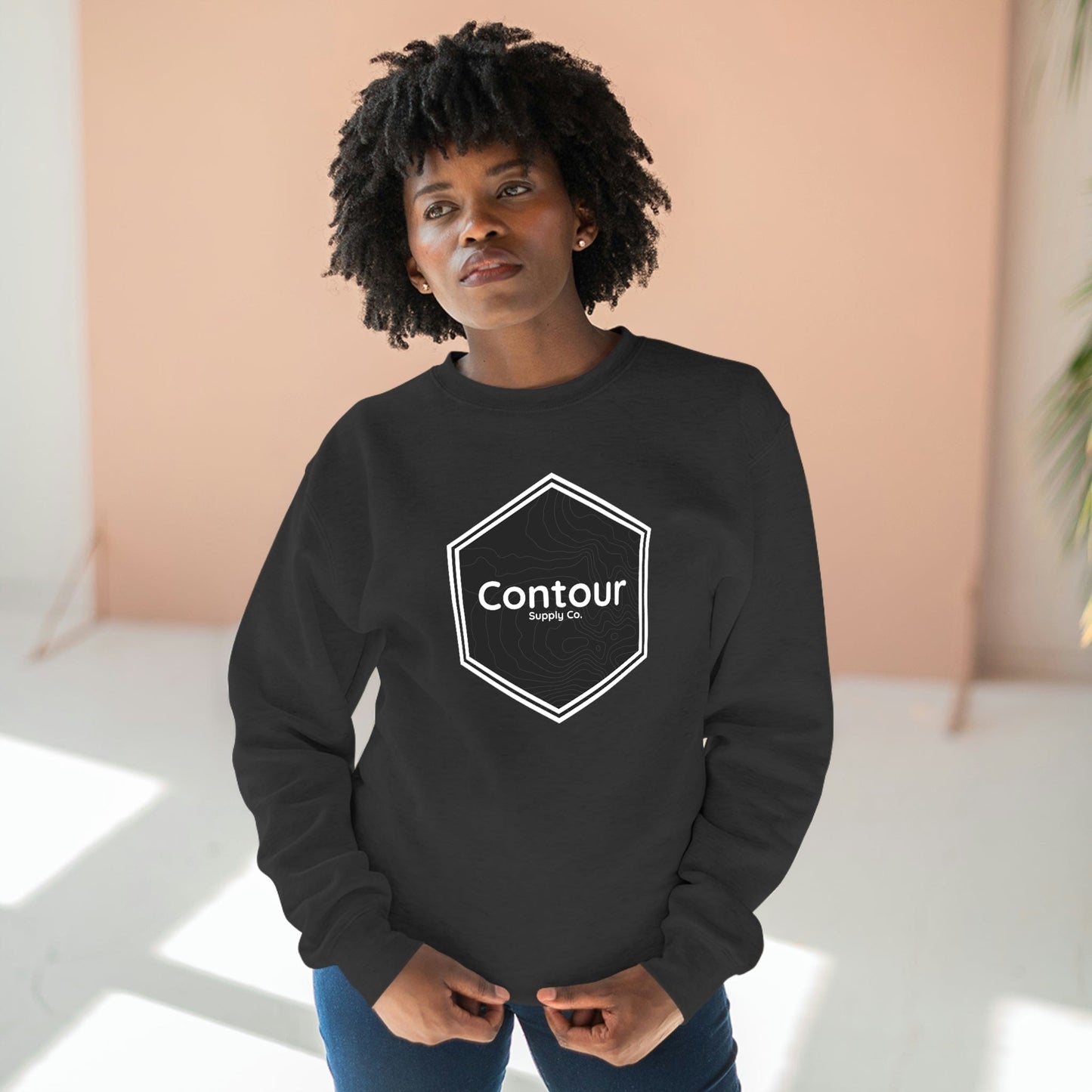 Sweatshirt Elevation - Premium Crewneck Sweatshirt