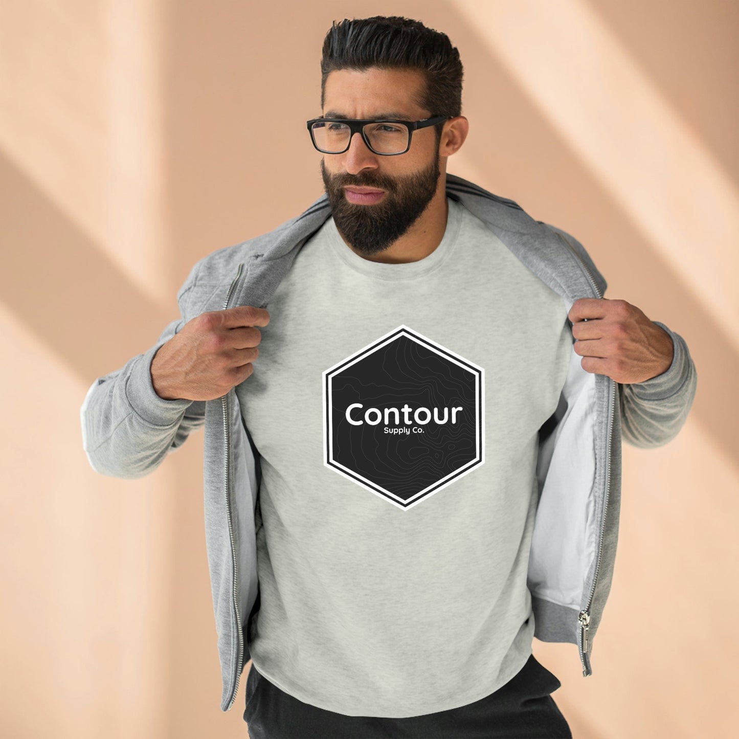 Sweatshirt Elevation - Premium Crewneck Sweatshirt