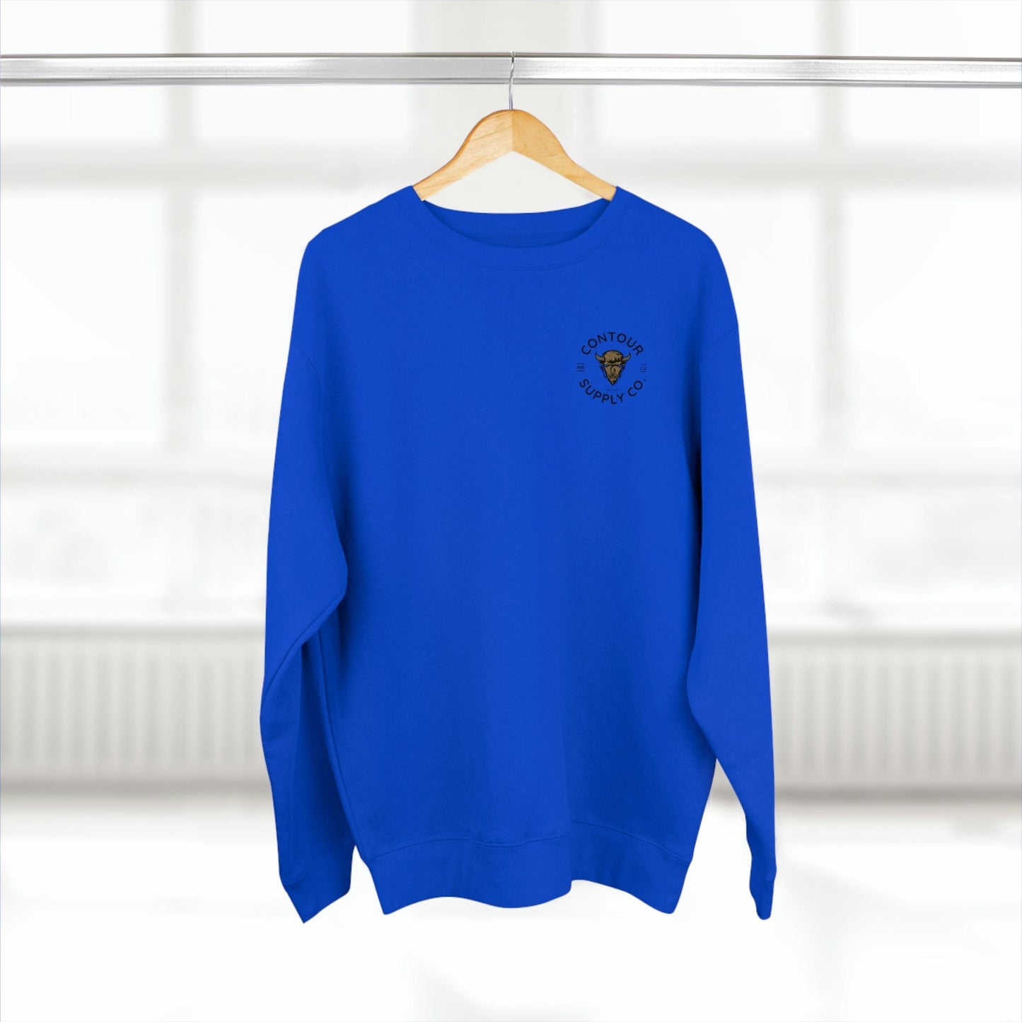 Sweatshirt Royal Blue / S Prairie Giants - Premium Crewneck Sweatshirt - Left Chest