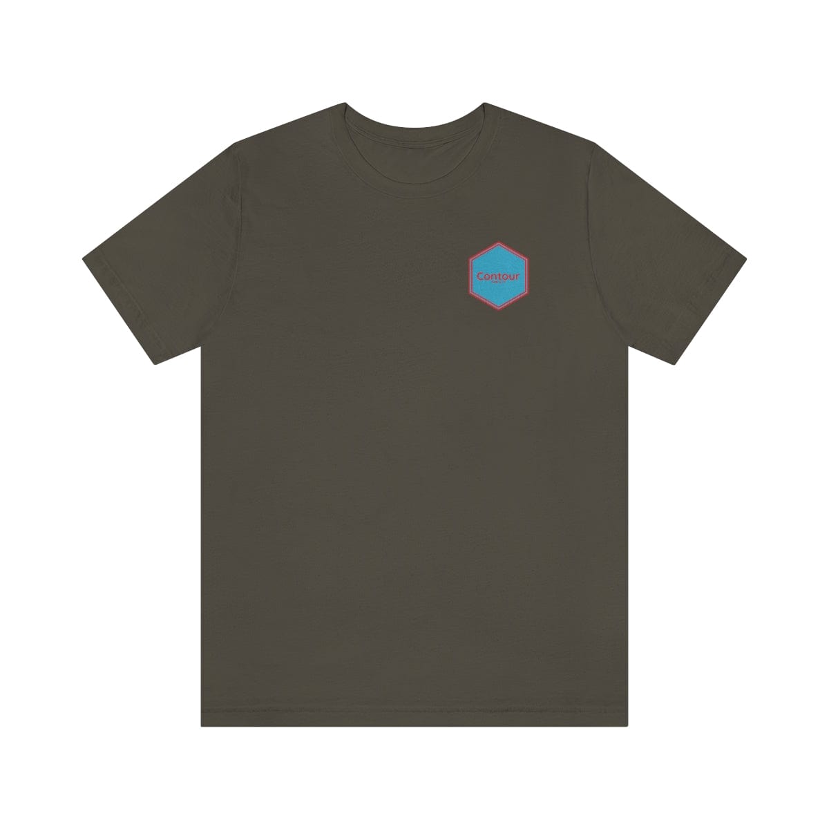 T-Shirt Army / M The Elevation Patch Tee - Blue & Red Logo